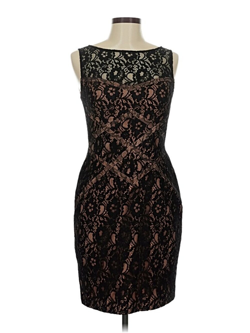 Adian by Adian Mattox | Lace Cocktail Dress Black Size 6 Sheath Wedding Formal